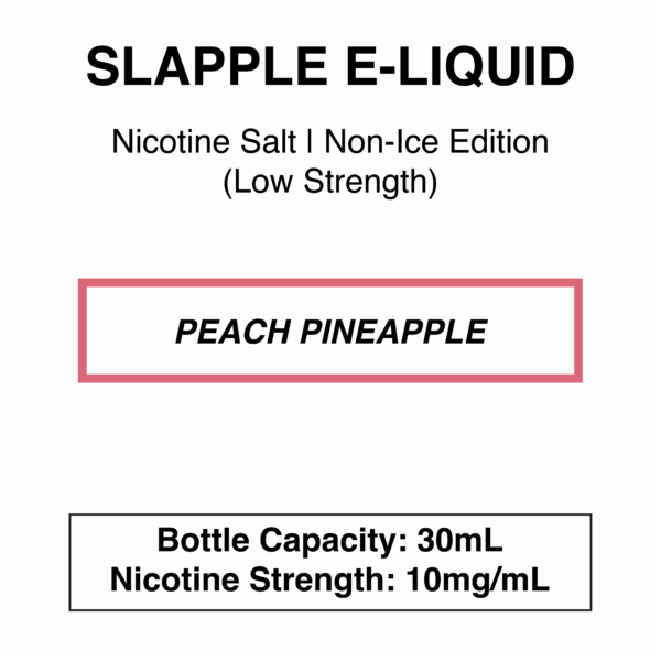 Slapple E-Liquid - Nicotine Salt - Non Ice Edition - 10mg/mL & 20mg/mL Nicotine Strength - Image 6
