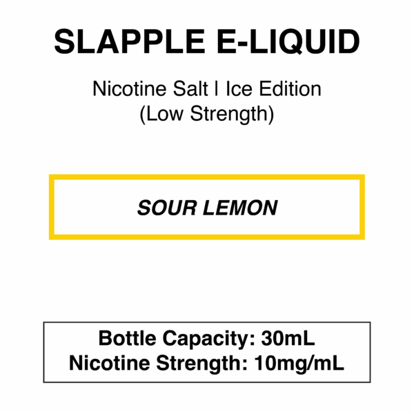 Slapple E-Liquid - Nicotine Salt - Ice Edition - 10mg/mL & 20mg/mL Nicotine Strength - Image 6
