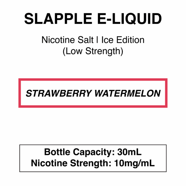 Slapple E-Liquid - Nicotine Salt - Ice Edition - 10mg/mL & 20mg/mL Nicotine Strength - Image 7