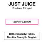 Just Juice - Freebase- 70/30 - 120ml - 3mg - Image 5