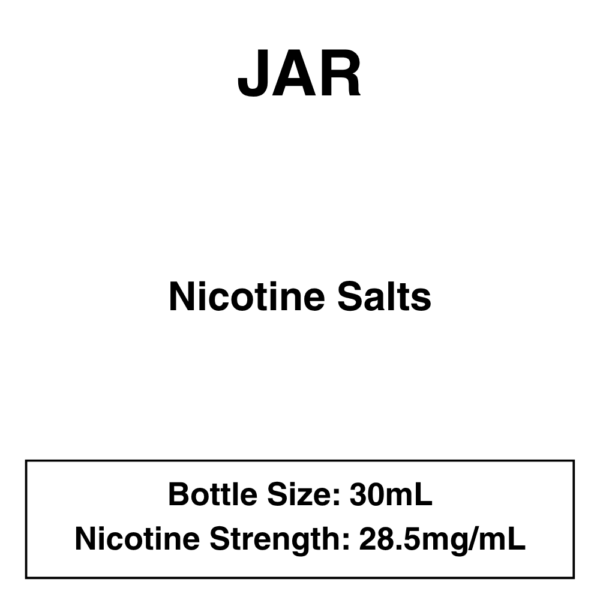 JAR By Airsopos - Nic Salt - 30ml - 28.5mg/ml - Image 1