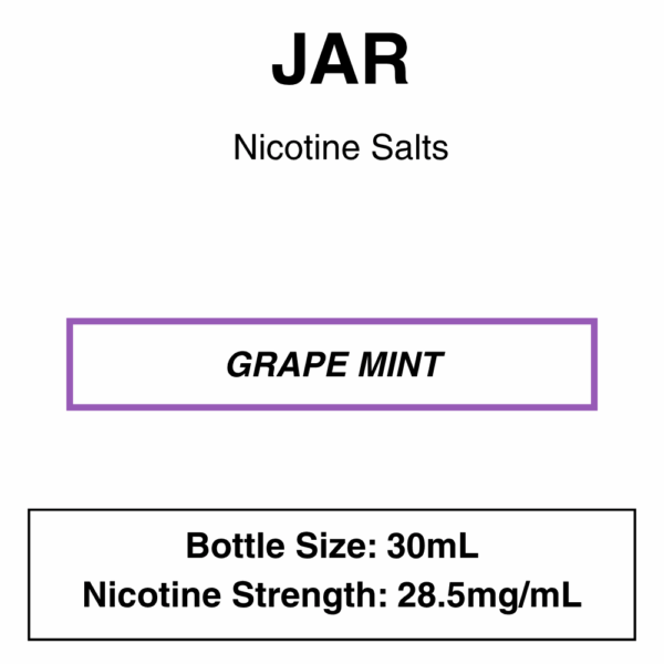 JAR By Airsopos - Nic Salt - 30ml - 28.5mg/ml - Image 3