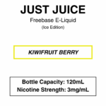 Just Juice - Freebase- 70/30 - 120ml - 3mg - Image 9