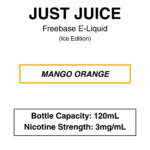 Just Juice - Freebase- 70/30 - 120ml - 3mg - Image 13