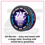 ZAF Caffeine Pouch - 20 pouches per pack - 75mg Caffeine per pouch - Image 2