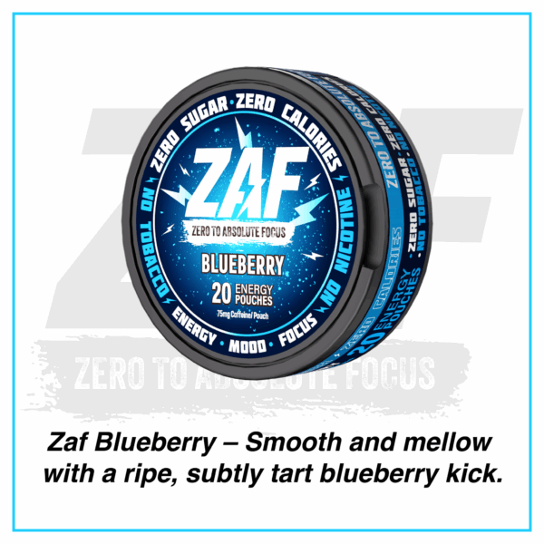 ZAF Caffeine Pouch - 20 pouches per pack - 75mg Caffeine per pouch - Image 3