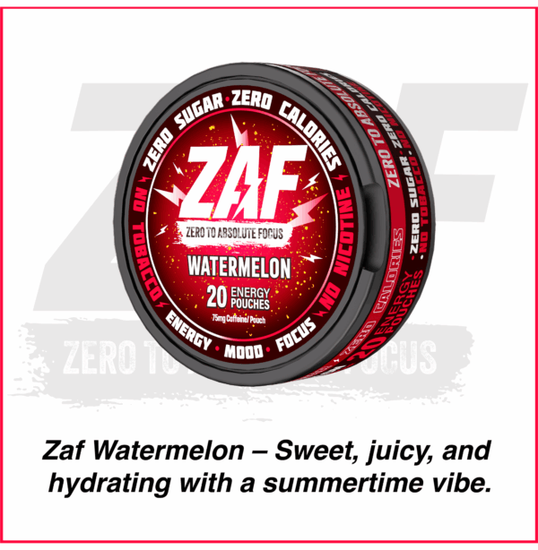 ZAF Caffeine Pouch - 20 pouches per pack - 75mg Caffeine per pouch - Image 11