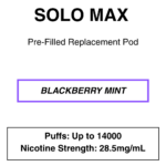 Solo Max - Replacement Pod - 28.5mg/ml Nicotine - 16000 Puffs - Image 12