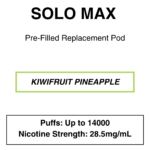 Solo Max - Replacement Pod - 28.5mg/ml Nicotine - 16000 Puffs - Image 14