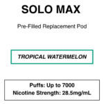 Solo Max - Replacement Pod - 28.5mg/ml Nicotine - 16000 Puffs - Image 15
