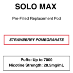 Solo Max - Replacement Pod - 28.5mg/ml Nicotine - 16000 Puffs - Image 16