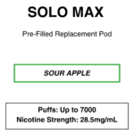 Solo Max - Replacement Pod - 28.5mg/ml Nicotine - 16000 Puffs - Image 18