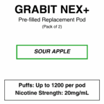 Grabit - Nex+ - Prefilled Replacement Pod - 20mg/mL Nicotine - Image 7