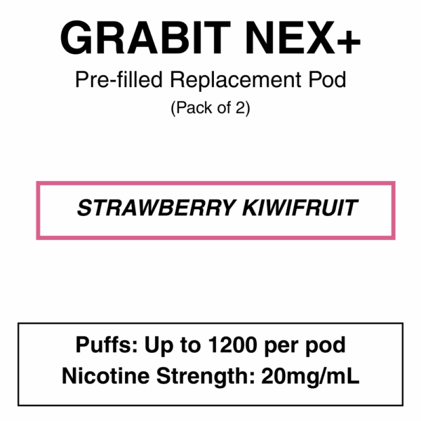Grabit - Nex+ - Prefilled Replacement Pod - 20mg/mL Nicotine - Image 10