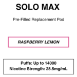 Solo Max - Replacement Pod - 28.5mg/ml Nicotine - 16000 Puffs - Image 21