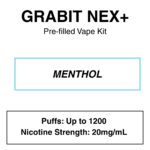 Grabit - Nex+ - Prefilled Vape Kit - 20mg/mL Nicotine - Image 20
