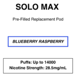 Solo Max - Replacement Pod - 28.5mg/ml Nicotine - 16000 Puffs - Image 4