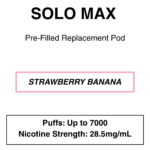 Solo Max - Replacement Pod - 28.5mg/ml Nicotine - 16000 Puffs - Image 5