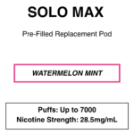 Solo Max - Replacement Pod - 28.5mg/ml Nicotine - 16000 Puffs - Image 6
