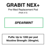 Grabit - Nex+ - Prefilled Replacement Pod - 20mg/mL Nicotine - Image 23
