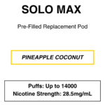 Solo Max - Replacement Pod - 28.5mg/ml Nicotine - 16000 Puffs - Image 7