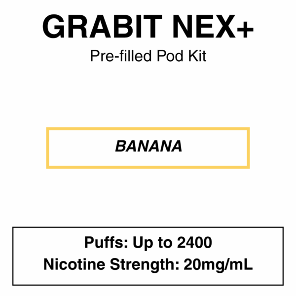 Grabit - Nex+ - Prefilled Vape Kit - 20mg/mL Nicotine - Image 2