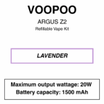 Voopoo - Argus Z2 - Refillable Starter Kit - Image 8