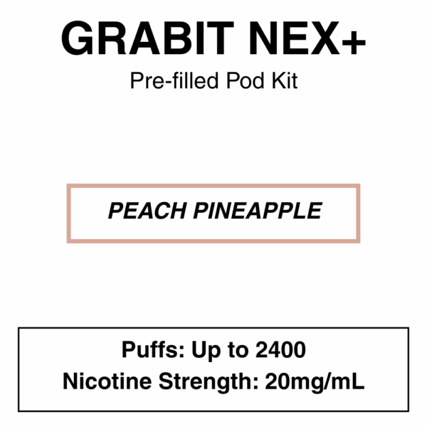 Grabit - Nex+ - Prefilled Vape Kit - 20mg/mL Nicotine - Image 8