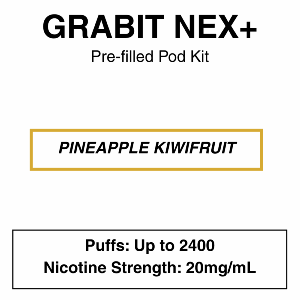 Grabit - Nex+ - Prefilled Vape Kit - 20mg/mL Nicotine - Image 9