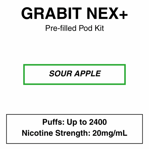 Grabit - Nex+ - Prefilled Vape Kit - 20mg/mL Nicotine - Image 11