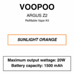 Voopoo - Argus Z2 - Refillable Starter Kit - Image 3