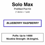 Solo Max - Closed Pod Vape Kit - 28.5mg/ml Nicotine - 7000 Puffs - Image 3
