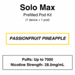 Solo Max - Closed Pod Vape Kit - 28.5mg/ml Nicotine - 7000 Puffs - Image 7