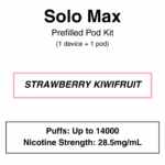Solo Max - Closed Pod Vape Kit - 28.5mg/ml Nicotine - 7000 Puffs - Image 10