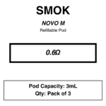 SMOK NOVO Pod M 2ml - 3 Pack - Image 2