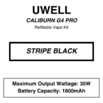UWELL - Caliburn G4 Pro - Refiilable Starter Kit - Image 2