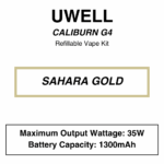 Uwell - Caliburn G4 - Refillable Vape Kit - Image 4