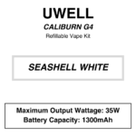 Uwell - Caliburn G4 - Refillable Vape Kit - Image 3