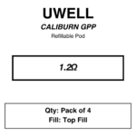 Uwell - Caliburn GPP Refillable Cartridge (Compatible with Caliburn G3 and G4 Series) - Image 3