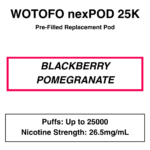 Wotofo - Nexpod 25K - Prefilled Replacement Pod - Image 23