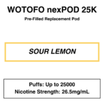Wotofo - Nexpod 25K - Prefilled Replacement Pod - Image 27