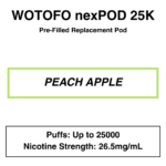 Wotofo - Nexpod 25K - Prefilled Replacement Pod - Image 28