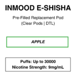 Inmood E-Shisha - Prefilled Replacement Pod - 30000 Puffs - Image 2