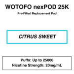 Wotofo - Nexpod 25K - Prefilled Replacement Pod - Image 16