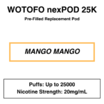 Wotofo - Nexpod 25K - Prefilled Replacement Pod - Image 15
