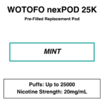 Wotofo - Nexpod 25K - Prefilled Replacement Pod - Image 13