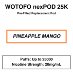 Wotofo - Nexpod 25K - Prefilled Replacement Pod - Image 10