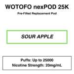 Wotofo - Nexpod 25K - Prefilled Replacement Pod - Image 9