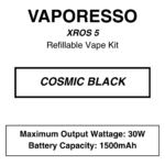 Vaporesso - XROS 5 - Refillable Vape Kit - Image 4