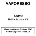 Vaporesso - XROS 5 - Refillable Vape Kit
